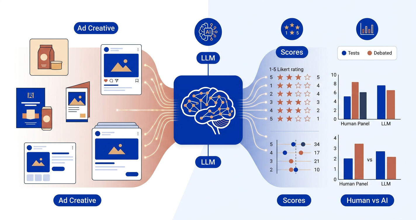 Can an LLM Evaluate Ad Creative?